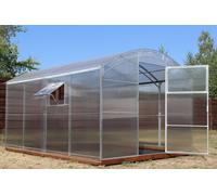 Serre ultra résistante 3x10M avec polycarbonate 10MM "Bruno" - Ta solution toute l'année pour des récoltes abondantes
