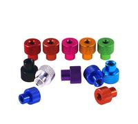 Serrer les écrous moletés, Écrou moleté à serrage manuel en aluminium, 3 pièces, M2-M10, trou traversant, à pas élevé(Sky Blue,M2.5)