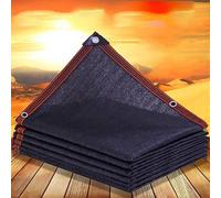 Serres Voile Filet d'Ombrage avec Oeillets Toile d'ombrage Filet Anti Chaleur, Filet Anti Feuille Piscine Filet Protection Solaire À 90% pour Couverture Végétale, Poulailler de Serre noir ,3x5m
