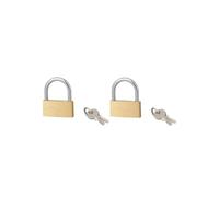 Serruprix 00970240 Lot de 2 cadenas asic 40 mm s'entrouvrant anse acier