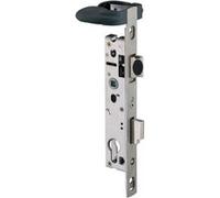 Serrure 1 point Sécurité enfant portail piscine ASSA ABLOY - Larg. coffre 36 mm - 2268.36 Noir G
