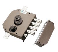 Serrure 3 points 530 double panneton marron A2P* droite MOTTURA 20530VDDMX