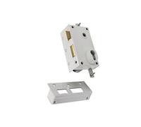 Serrure 3 points 73 A2P* Sans cylindre blanc gauche BRICARD 73072