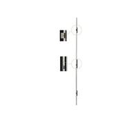 Serrure 3 points à larder PERFORMA Axe 35mm avec têtière plate - ISEO - 7232013528 Noir G