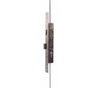 Serrure 3 points à tringle - axe 24 mm - pêne dormant et 1/2 tour - T7 MÉTALUX