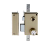 Serrure 3 points en applique MX4500 5 goupilles 5G verticale fouillot gauche cylindre de 45mm - - MX-4511-5G-2