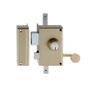 Serrure 3 points en applique MX4500 5 goupilles 5G verticale tirage gauche cylindre de 45mm - - MX-4510-5G-2