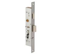 Serrure 3 points - METALUX - F136404000 - Axe tringles 22 5 mm - Têtière inox 265x25x2 5 - Entraxe 70 mm