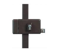 Serrure 3 points profil européen horizontal fouillot C6 V5 marron droite - VACHETTE - 16587000