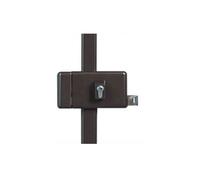 Serrure 3 points profil européen verticale fouillot marron gauche VACHETTE 16578000