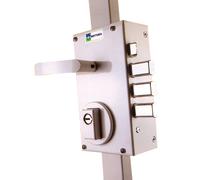 Serrure 3 points Série 468 profil europeen coloris blanc A2P* droite - MOTTURA - 38468BDMXA2P