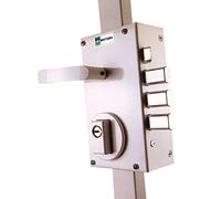 Serrure 3 points Série 468 profil europeen coloris blanc A2P* droite - MOTTURA - 38468BDMXA2P