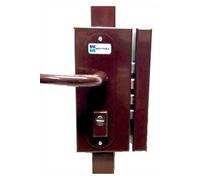 Serrure 3 points Série 468 profil europeen coloris marron A2P* droite - MOTTURA - 38468VDA2P