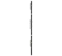 Serrure 3 points TF3 à relevage 41mm Axe 26 U24x6mm - pêne 1/2 tour perroquet+fourreau - 6570.41.4C
