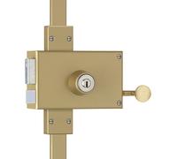 Serrure 3 points VEGA horizontal tirage cylindre de 45mm gauche - JPM - 530000-17-2A Noir G