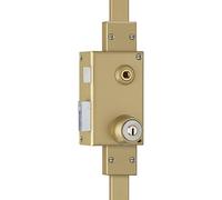 Serrure 3 points VEGA vertical fouillot cylindre de 45mm gauche - JPM - 511000-18-2A Noir G