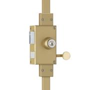 Serrure 3 points VEGA vertical tirage cylindre de 45mm gauche - JPM - 510000-18-2A Noir G