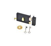 JPM Serrure 4G horizontale à tirage cylindre 50 mm droite – 124000-02-1A – Noir G