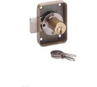 Vachette Serrure de sûreté V135 50 x 25 mm droite cylindre Ø20 mm L30 mm poli 2 clés 11710000
