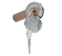 Serrure à barillet, serrures de tiroir, 2 pièces, serrure porte, cadenas came stable utile for sécurité, armoire, boîte aux lettres, camlock 16 mm + 4 clés