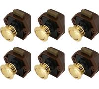 Serrure à Bouton De Verrouillage, Serrure à Came D’Armoire, 6 Pièces, Loquet à Bouton-Poussoir, Bouton Contextuel, Bouton De Verrouillage, Serrure pour, Onecolor, Hole Size: 20mm