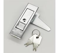 Serrure à bouton MS603 for armoires de distribution d'énergie et classeurs 1 pièce(White,With keys)
