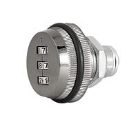 Serrure à Came à Combinaison, Serrure Codée Par Mot De Passe à 3 Chiffres, Serrure à Came pour Armoire de Sécurité Sans Clé pour Bureau, Maison, Boîte Aux Lettres, Porte(Noir-20mm)