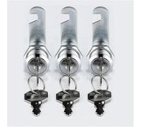 Serrure à came avec clés, cylindre métallique for armoire, casier, boîte aux lettres, tiroir, 16 mm/20 mm/25 mm/30 mm, 1 pièce(D-30MM Universal)