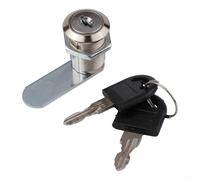 Serrure à came avec clés en alliage de zinc pour boîte aux lettres, meubles, porte d'armoire, tiroir, placard et sécurité de rangement, serrure de rechange pour tailles de 16 mm à 30 mm pour (25 mm)