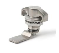 Serrure à came avec poignée, serrures cylindriques de boîte de distribution, serrure de porte d'armoire en acier inoxydable, serrures d'armoire de châssis (714-3)