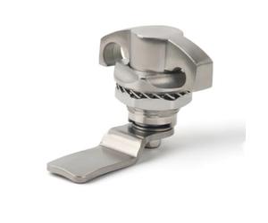 Serrure à came avec poignée, serrures cylindriques de boîte de distribution, serrure de porte d'armoire en acier inoxydable, serrures d'armoire de châssis (714-3)