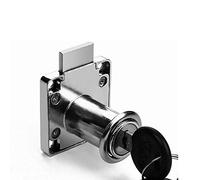 Serrure à came cylindrique de 22 mm/32 mm pour tiroir, serrure de meuble avec jeu de clés en verre, serrure de porte d'armoire, de tiroir pour porte à charnière, serrure de sécurité (32 mm)