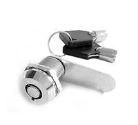 Serrure à Came de Rechange, 1Set 16/20/25 / 30mm Boîte aux lettres Verrouillage Tiroir Cabinet Touches de verrouillage la came tubulaire Serrures cylindre pour SafeBox Fichiers(M18-20mm)