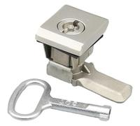 Serrure à came en acier inoxydable MS813 langue | Scénario d'utilisation : armoire Rittal, boîte aux lettres, tiroir, casier, etc.