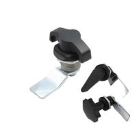 Serrure à came en alliage de zinc à poignée noire MS714-3, en forme de T, déverrouillage rotatif, 1 pièce(MS714 1)