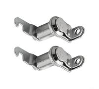 Serrure à came en alliage de zinc avec languette tournante, conçue pour une utilisation avec des cadenas sur casiers, boîtes aux lettres, armoires de rangement et portes d'équipement électronique (30