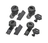 Serrure à came en plastique MS705 for boîte de distribution, équipement, porte d'armoire, type à aile, 1 pièce