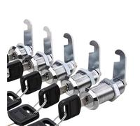 Serrure à came for tiroir, armoire, boîte aux lettres, casier, porte de placard, avec 2 clés, 5/10 pièces(D-30MM Universal,5 sets)