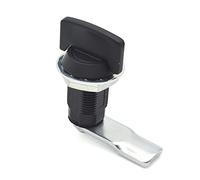 Serrure à came pour classeur, Cylindre de serrure à came de type T for boîte à outils, armoire, tiroir, meuble, multicolore(Black)