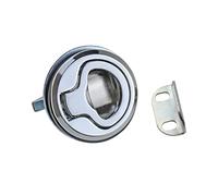 Serrure à came pour classeur, Cylindre de serrure à came en alliage de zinc, poignée avec anneau de traction for voiture et navires, 1 pièce