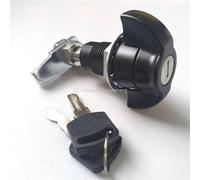 Serrure à came pour classeur, Cylindre de serrure MS309-7 for porte télescopique rétractable, serrure à came, équipement d'armoire, 1 pièce(Flat Bolt)