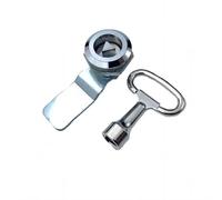 Serrure à came pour classeur, Lot de 3 serrures for tiroirs et armoires, différentes formes et tailles(3sets-airfoil-h5-k)