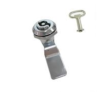 Serrure à came pour classeur, Lot de 3 serrures for tiroirs et armoires, différentes formes et tailles(3sets-triangle-h25-k)