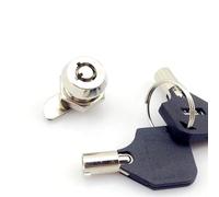 Serrure à came pour classeur, Mini serrure tubulaire à came for armoire, goupilles de sécurité for vitrine, caisson lumineux, machine de présence, matériel multicolore, lot de 1(No.6)