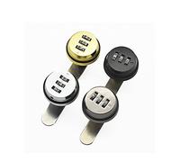 Serrure à came pour classeur, Serrure à came à combinaison à 3 chiffres, cylindre for tiroir, armoire, boîte aux lettres, alliage de zinc, multicolore(Gold 20mm)