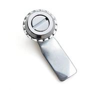 Serrure à came pour classeur, Serrure à came de rechange à commande par le pouce, alliage de zinc chromé brillant, 1 pièce(Xk205-1w)