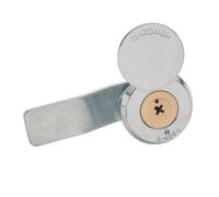 Serrure à came pour classeur, Serrure à came de sécurité avec capuchon, 2 clés tubulaires croisées for boîte aux lettres, porte de boîte, armoire LK1002 F, 1 pièce(A)