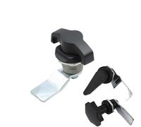 Serrure à came pour classeur, Serrure à came for armoire MS714-3 en forme de T, déverrouillage rotatif, alliage de zinc, noir mat, lot de 2(Ms714 4)