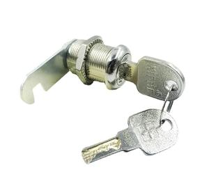 Serrure à came pour classeur, Serrure à came MS486 for armoire, clé plate for casier, tiroir, épingles de sûreté en alliage de zinc argenté, bricolage, 1 pièce(Key Alike 30mm)