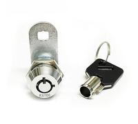 Serrure à came pour classeur, Serrure tubulaire à came for armoire, cylindre à clé identique, 2 voies de clé, clé amovible, 1001AS, 1 pièce